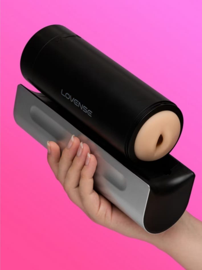 Lovense Solace Pro A.I. Powered Rechargeable Thrusting Masturbator